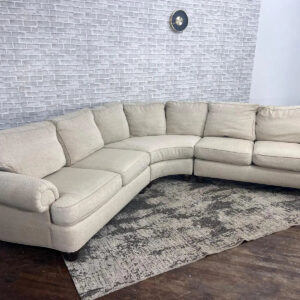 Cream Theatre Sectional Couch